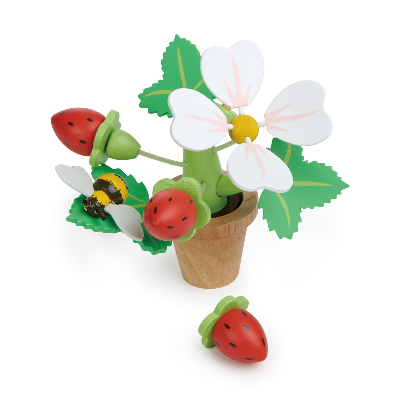 Tender Leaf Toys Strawberry Flower Pot