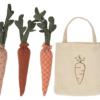 Maileg Carrots in a Shopping Bag