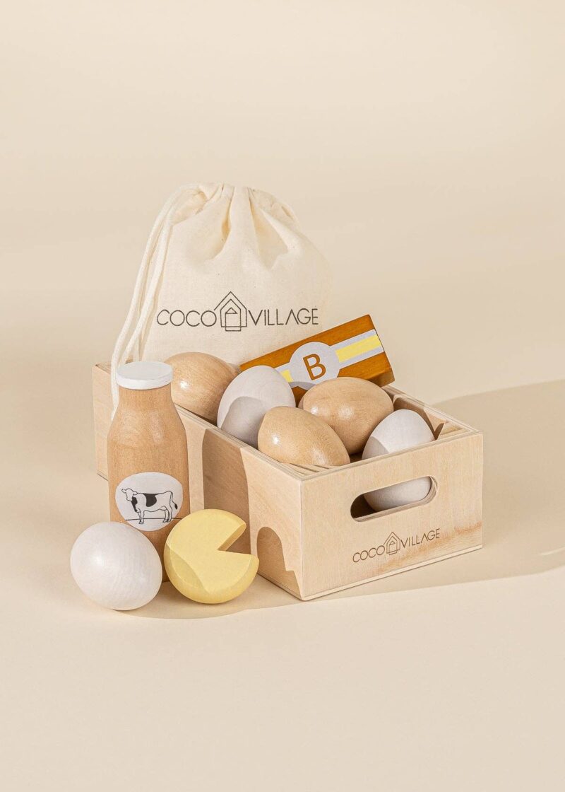 Coco Village Dairy Wooden Play Set