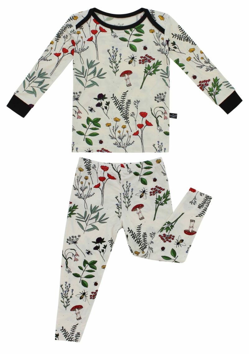 Peregrine Kidswear Botanical Bamboo Viscose Pajama Set
