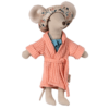 Maileg Bathrobe in Coral