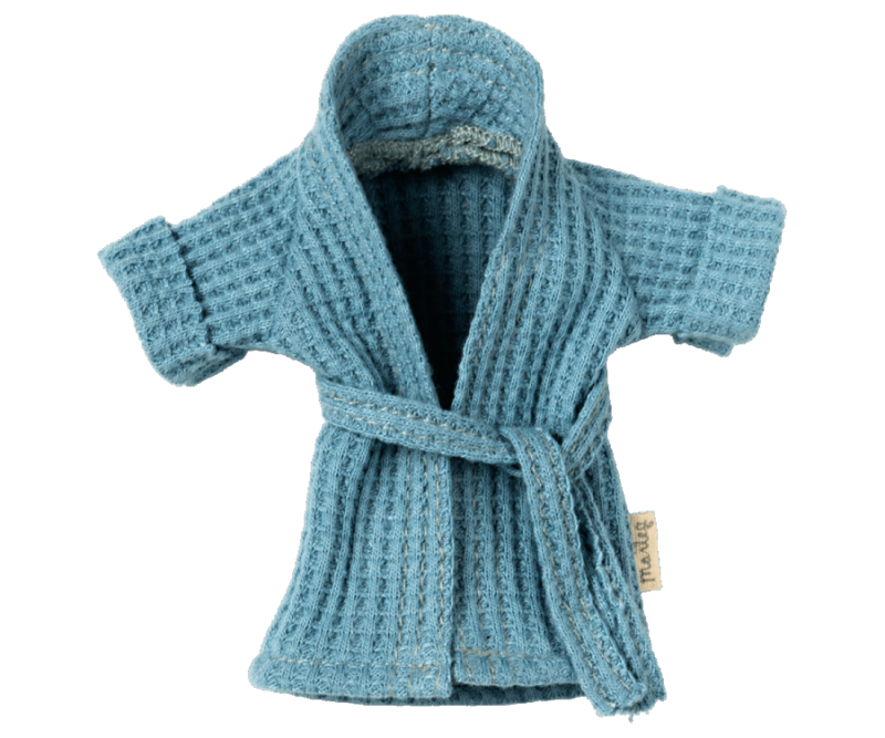 Maileg Bathrobe in Dusty Blue