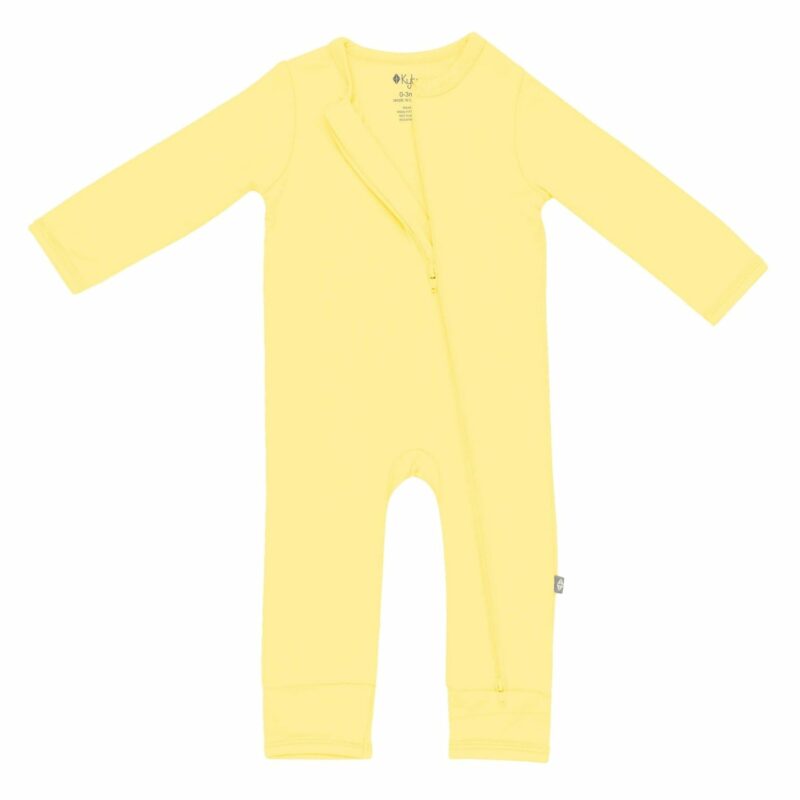 Kyte BABY Zippered Romper in Daffodil