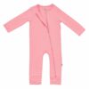 Kyte BABY Zippered Romper in Rose