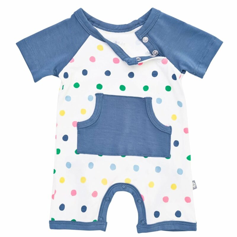Kyte BABY Short All in Spring Polka Dots