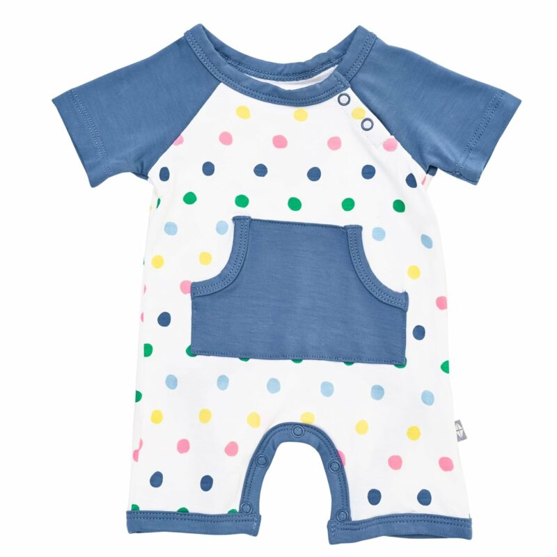 Kyte BABY Short All in Spring Polka Dots