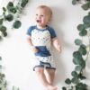 Kyte BABY Short All in Spring Polka Dots