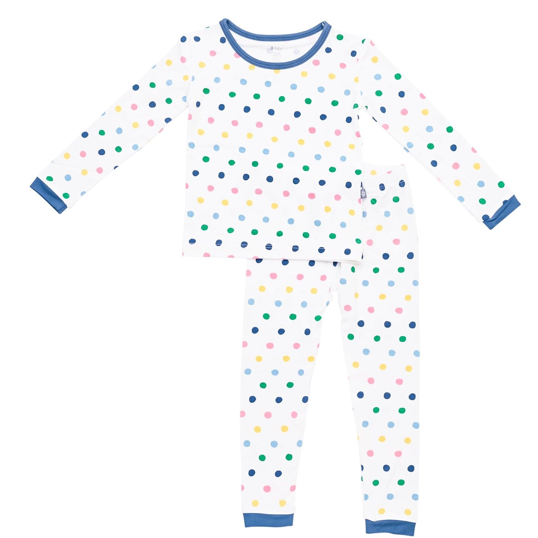 Kyte BABY Toddler Pajama Set in Spring Polka Dots