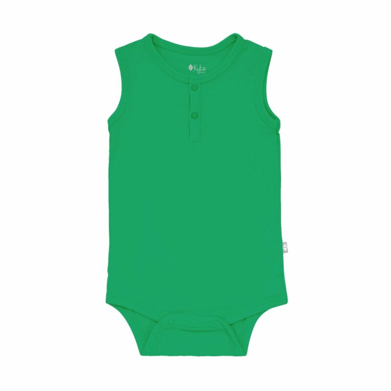 Kyte BABY Sleeveless Bodysuit in Fern