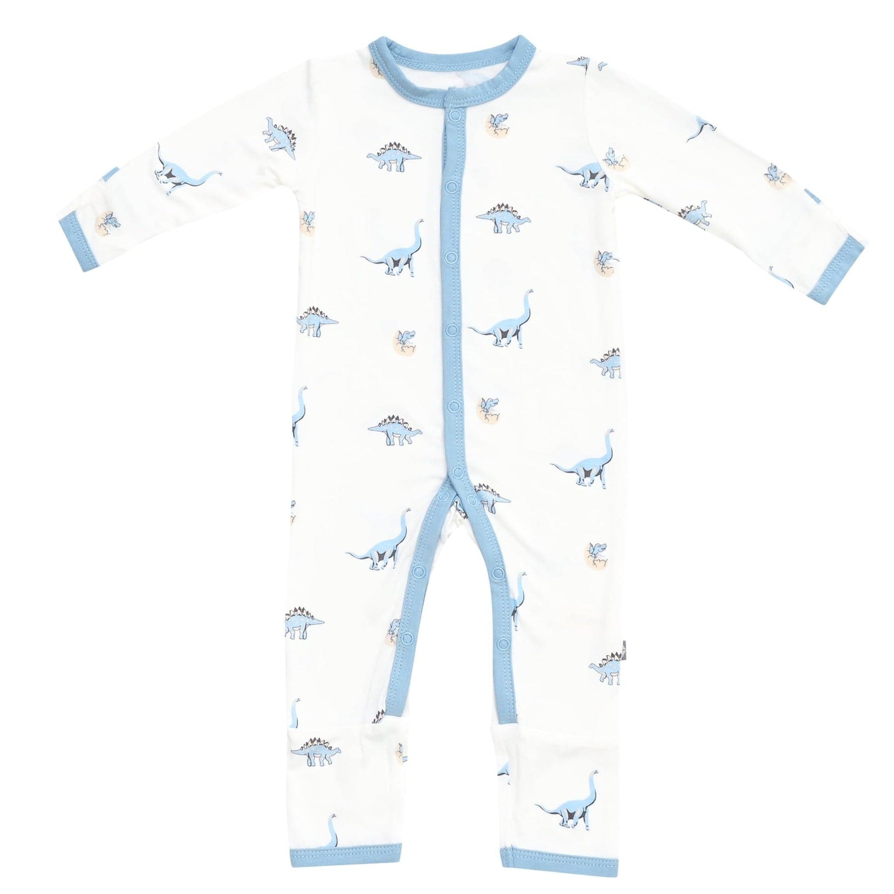 Kyte BABY Snap Romper in Jurassic Blossom
