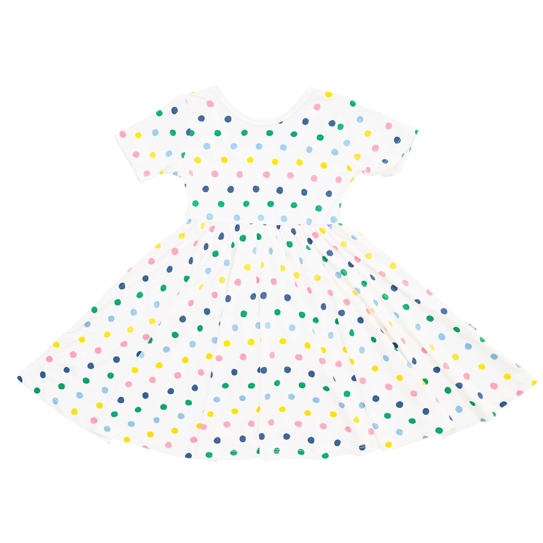Kyte BABY Twirl Dress in Spring Polka Dot