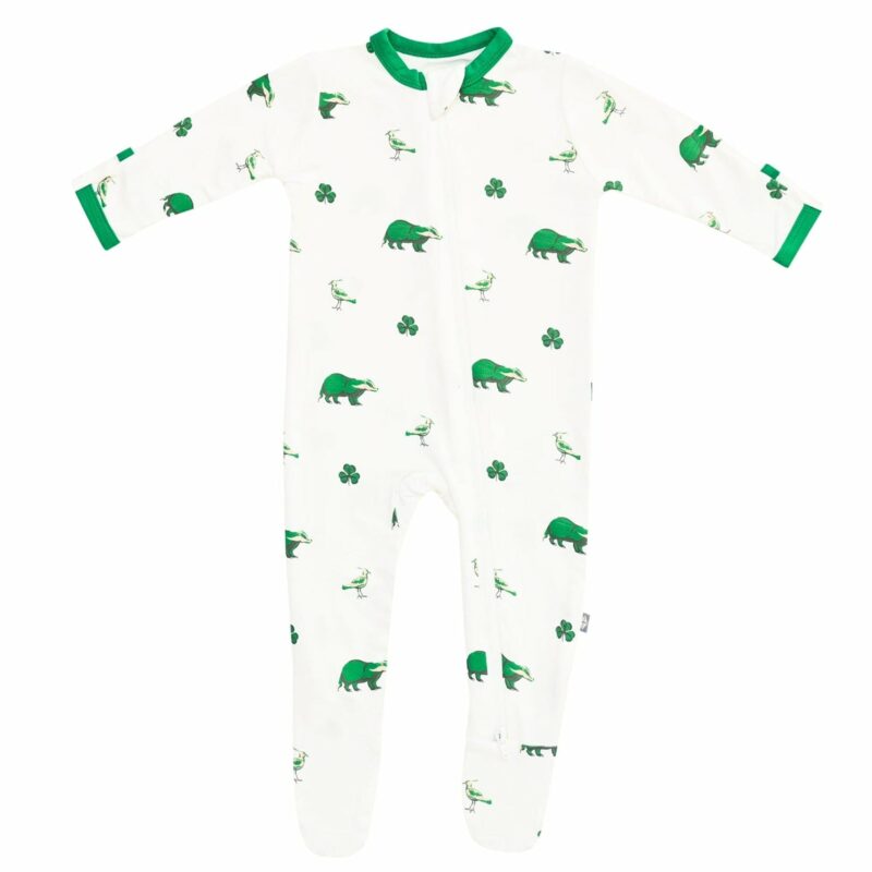 Kyte BABY Zippered Footie in Irish