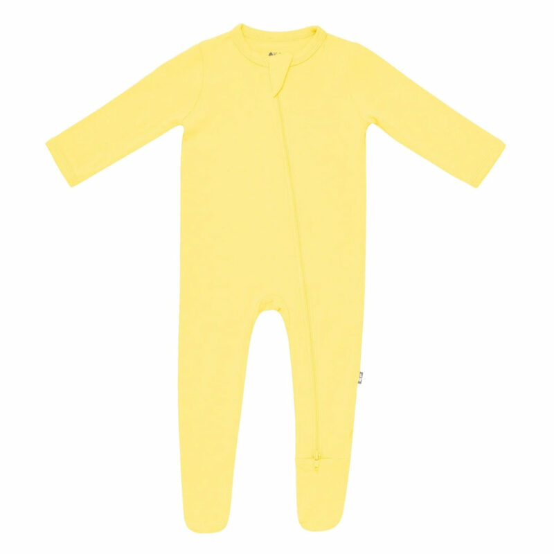 Kyte BABY Zippered Footie in Daffodil