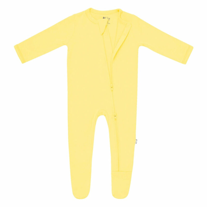 Kyte BABY Zippered Footie in Daffodil