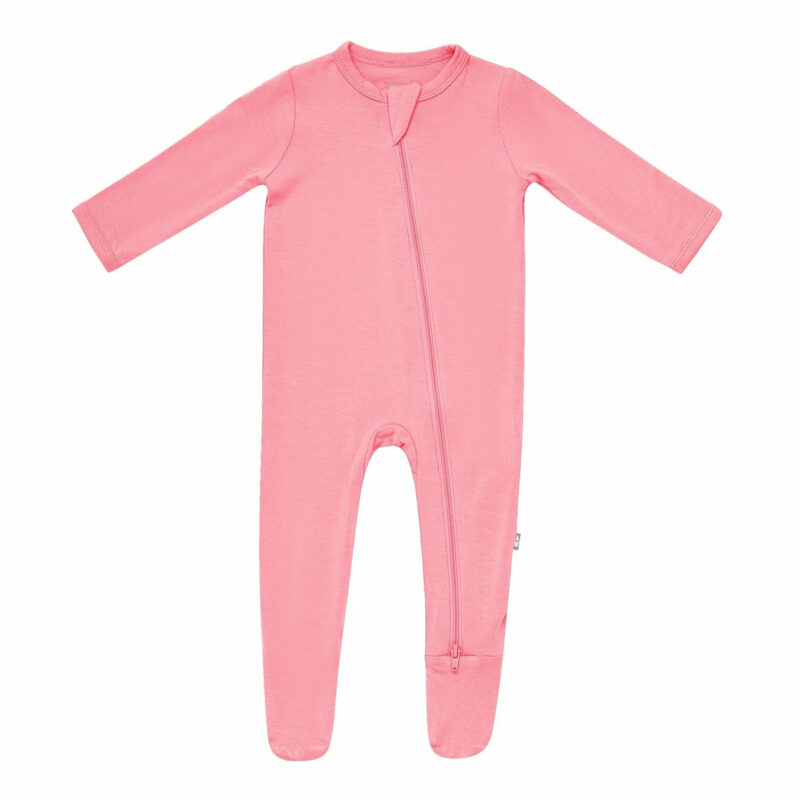 Kyte BABY Zippered Footie in Rose