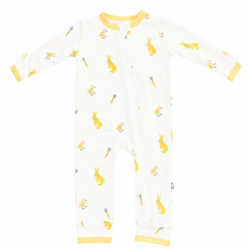 Kyte BABY Zippered Romper in Hop