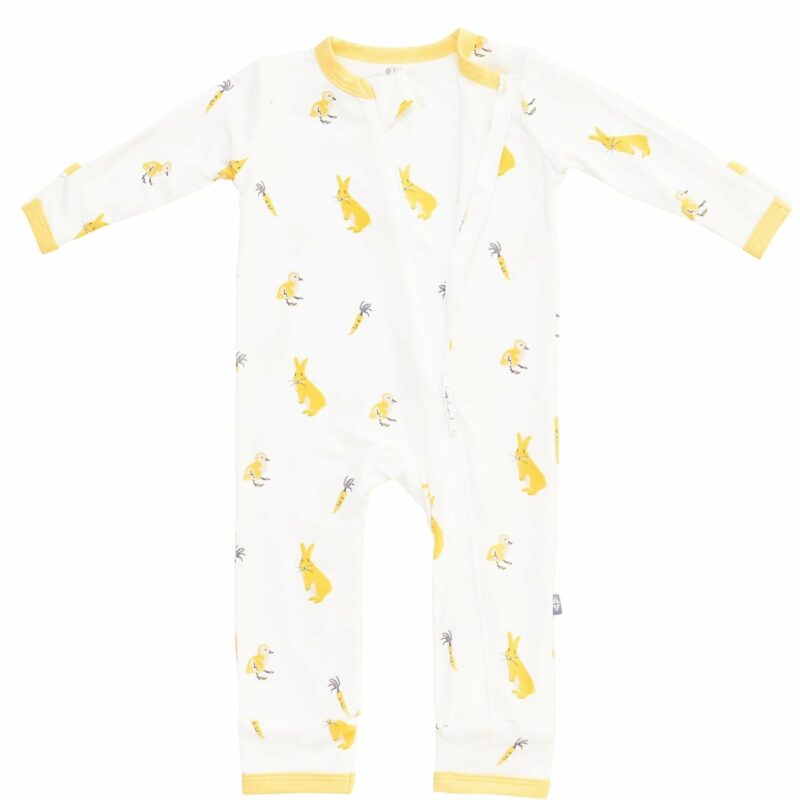 Kyte BABY Zippered Romper in Hop