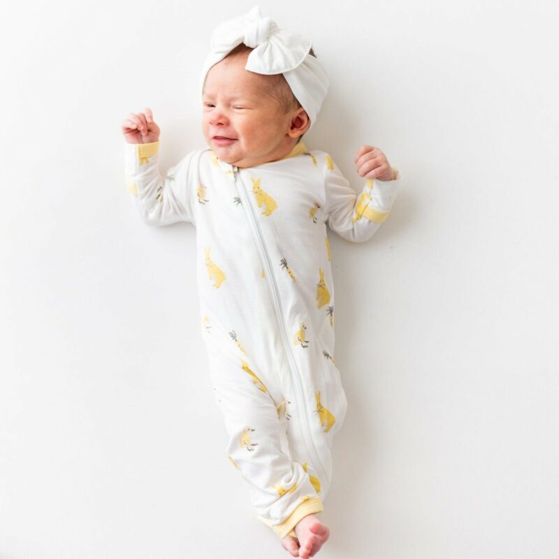 Kyte BABY Zippered Romper in Hop