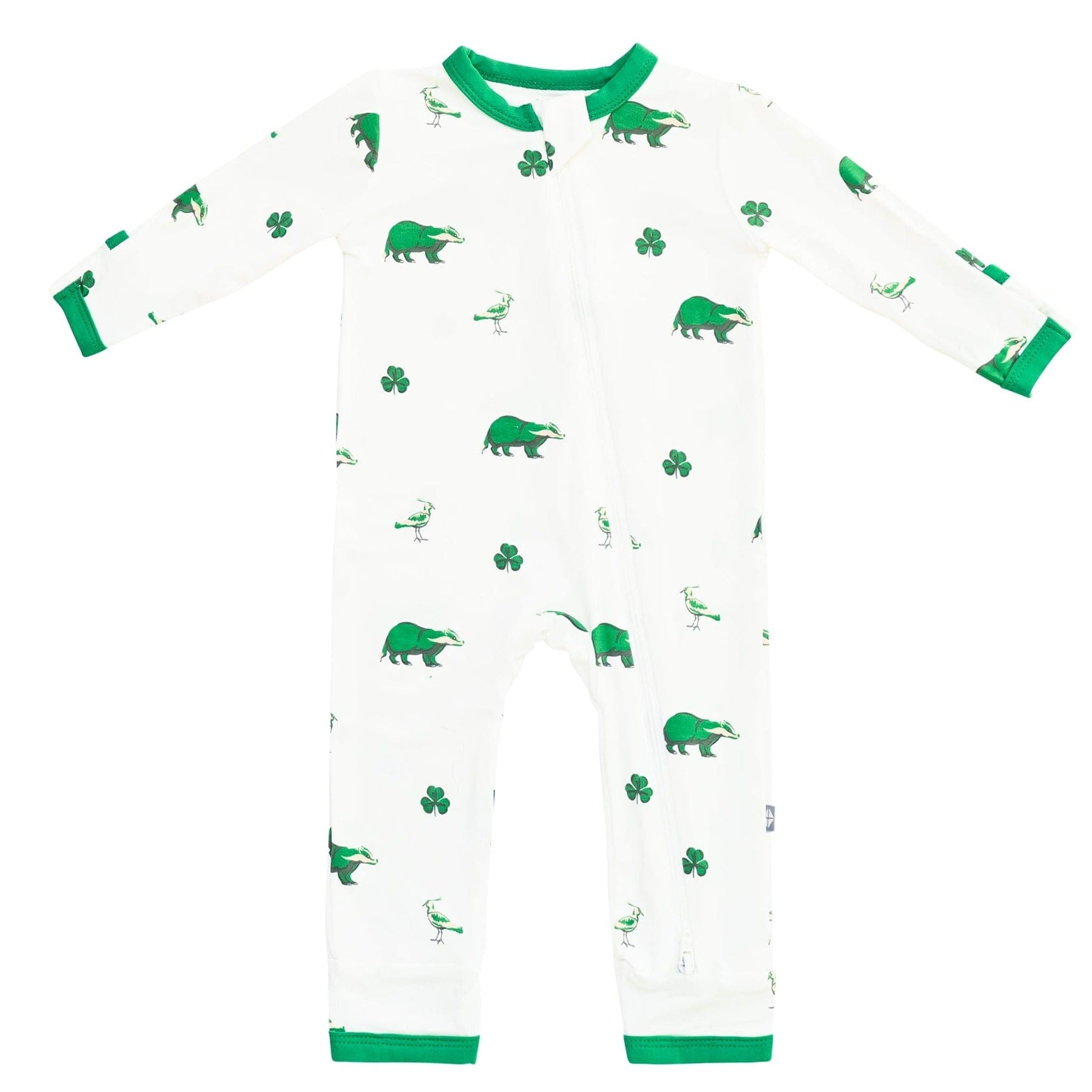 Kyte BABY Zippered Romper in Irish