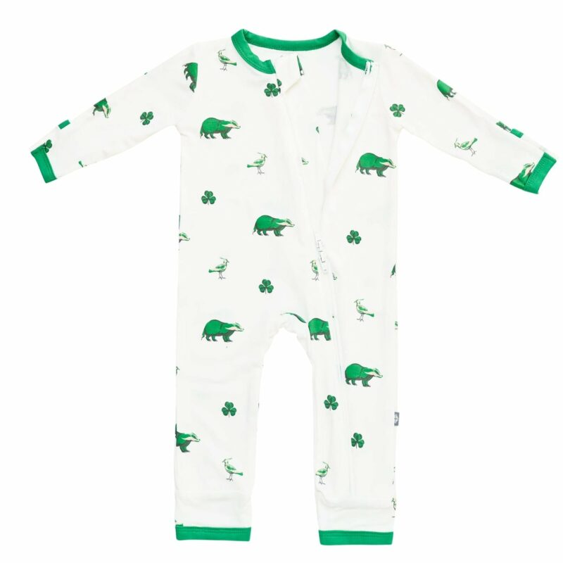 Kyte BABY Zippered Romper in Irish