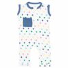 Kyte BABY Sleeveless Zippered Romper in Spring Polka Dots