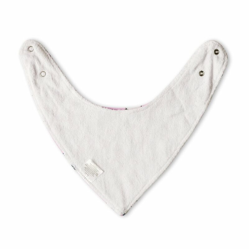 Little Sleepies Pink Breakfast Buddies Bamboo Viscose Bib