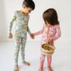 Little Sleepies Rad Rabbits Two-Piece Bamboo Viscose Pajama Set