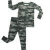 Little Sleepies Vintage Camo Bamboo Viscose Two-Piece Pajama Set