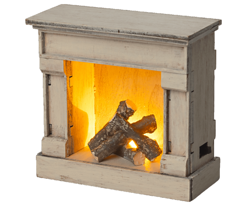 Maileg Fireplace in Off White