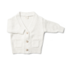 goumi Cloud Organic Cotton Knit Button-Up Sweater
