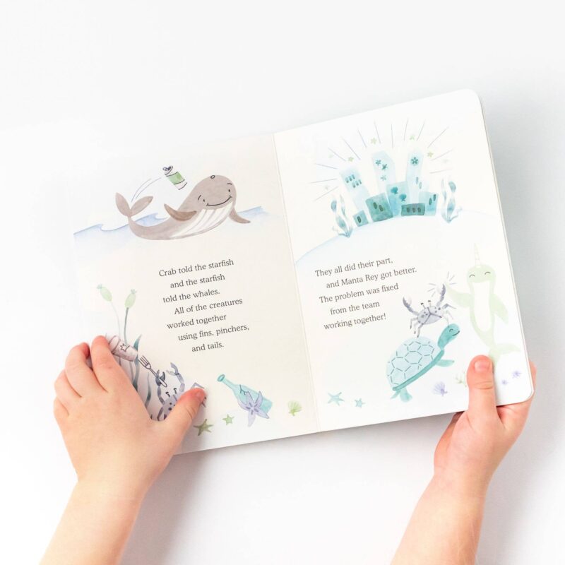 Slumberkins Narwhal Mini and Narwhal Lesson Book Bundle