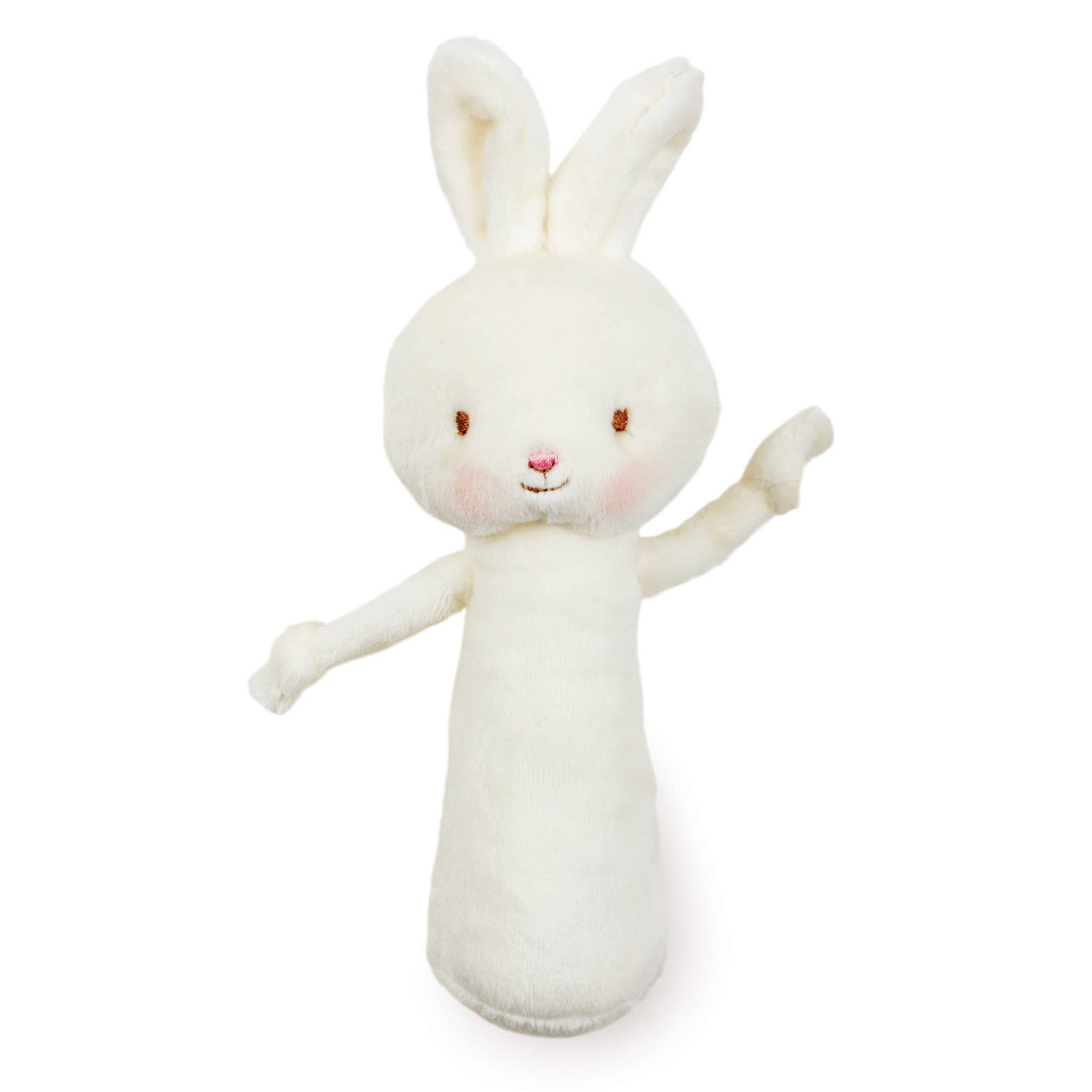 Bunnies by the Bay White Bunny Friendly Chime Rattle