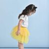 Aimama Ruth Yellow Check Skirt