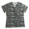 Little Sleepies Vintage Camo Bamboo Viscose Women's Short Sleeve Top