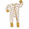 Emerson and Friends Rainbow Bamboo Viscose Convertible Footie