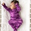 Little Sleepies Berry Camo Bamboo Viscose Infant Knotted Gown