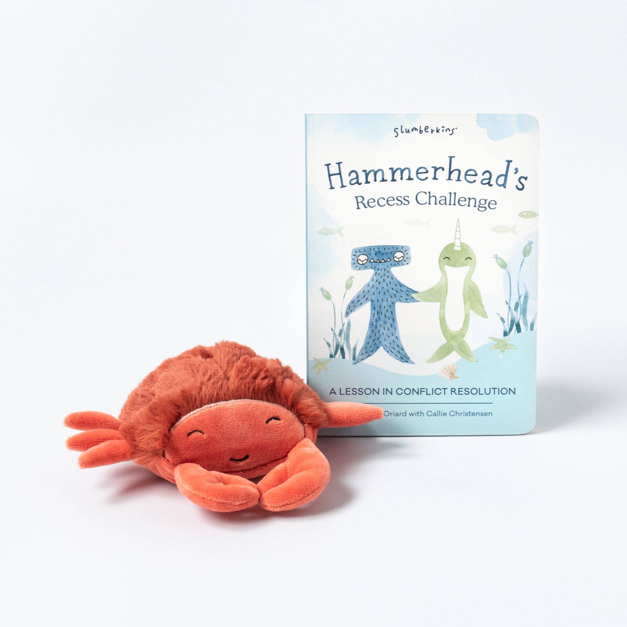 Slumberkins Crab Mini and Hammerhead Lesson Book Bundle
