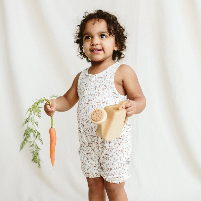 goumi Garden Bamboo Organic Cotton Romper