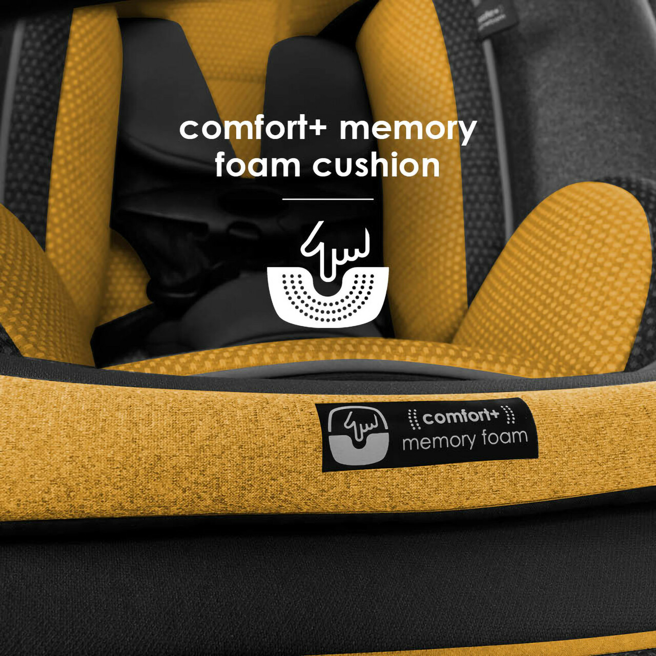 NEW! Yellow Mineral Diono Radian 3QXT 4-in-1 Convertible Car Seat 