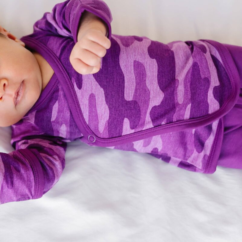 Little Sleepies Berry Camo Bamboo Viscose Crossover Set