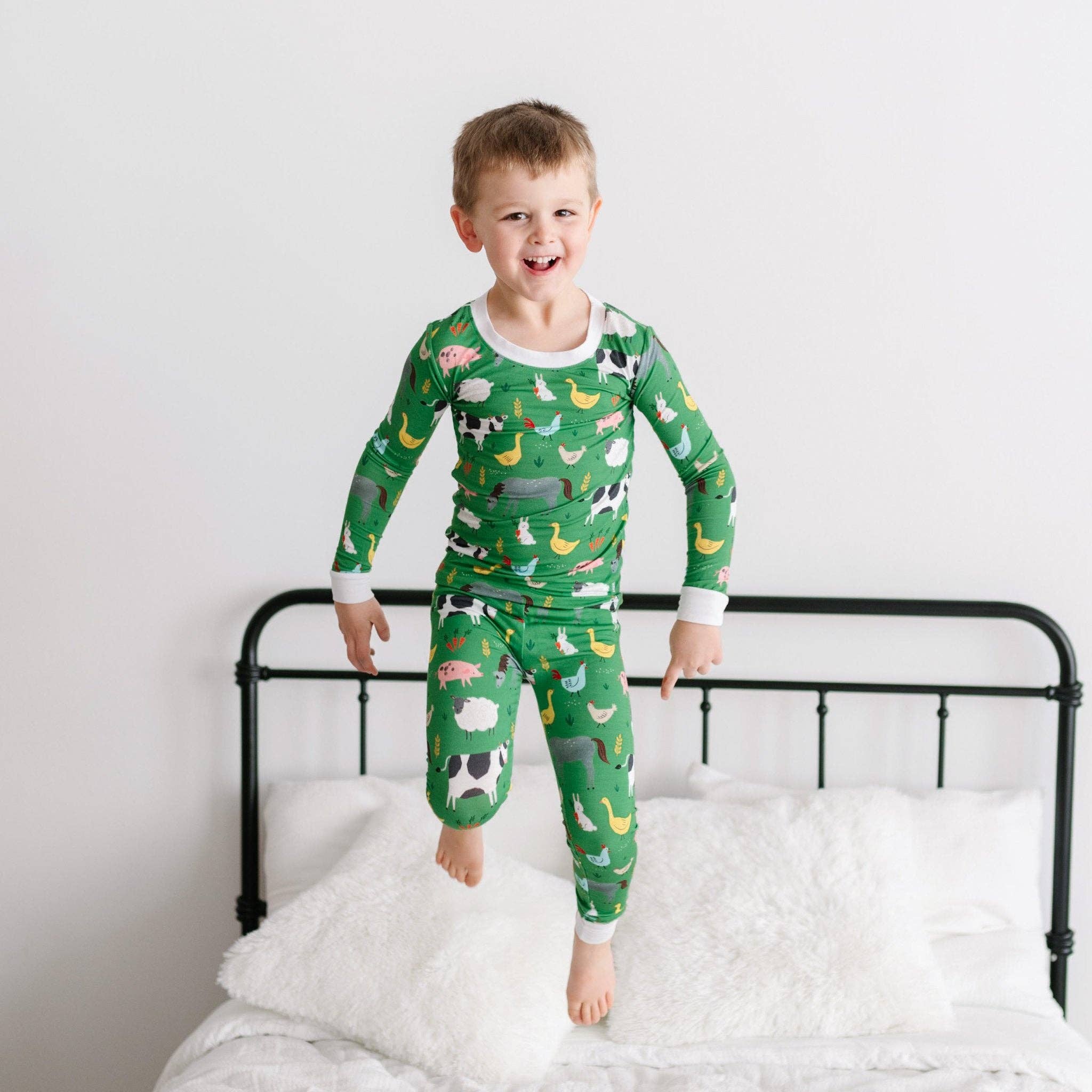 Farm pajamas for toddlers best sale