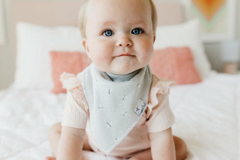 Copper Pearl Zella Bandana Bib 4-Piece Set