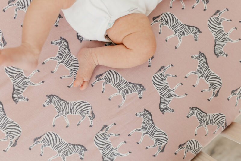 Copper Pearl Zella Premium Crib Sheet