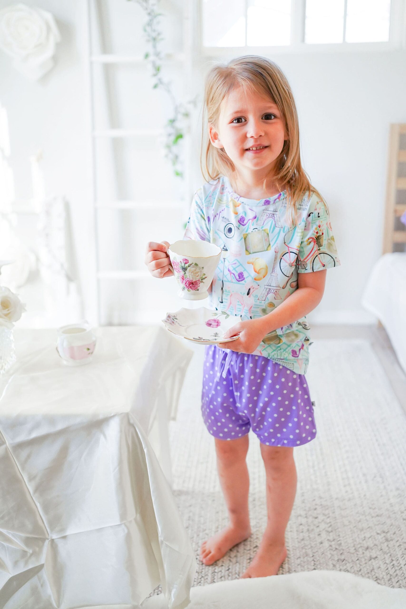 Birdie Bean Emilie Short Sleeve and Shorts Lounge Set