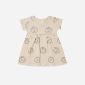 Quincy Mae Lions Short Sleeve Baby Dress
