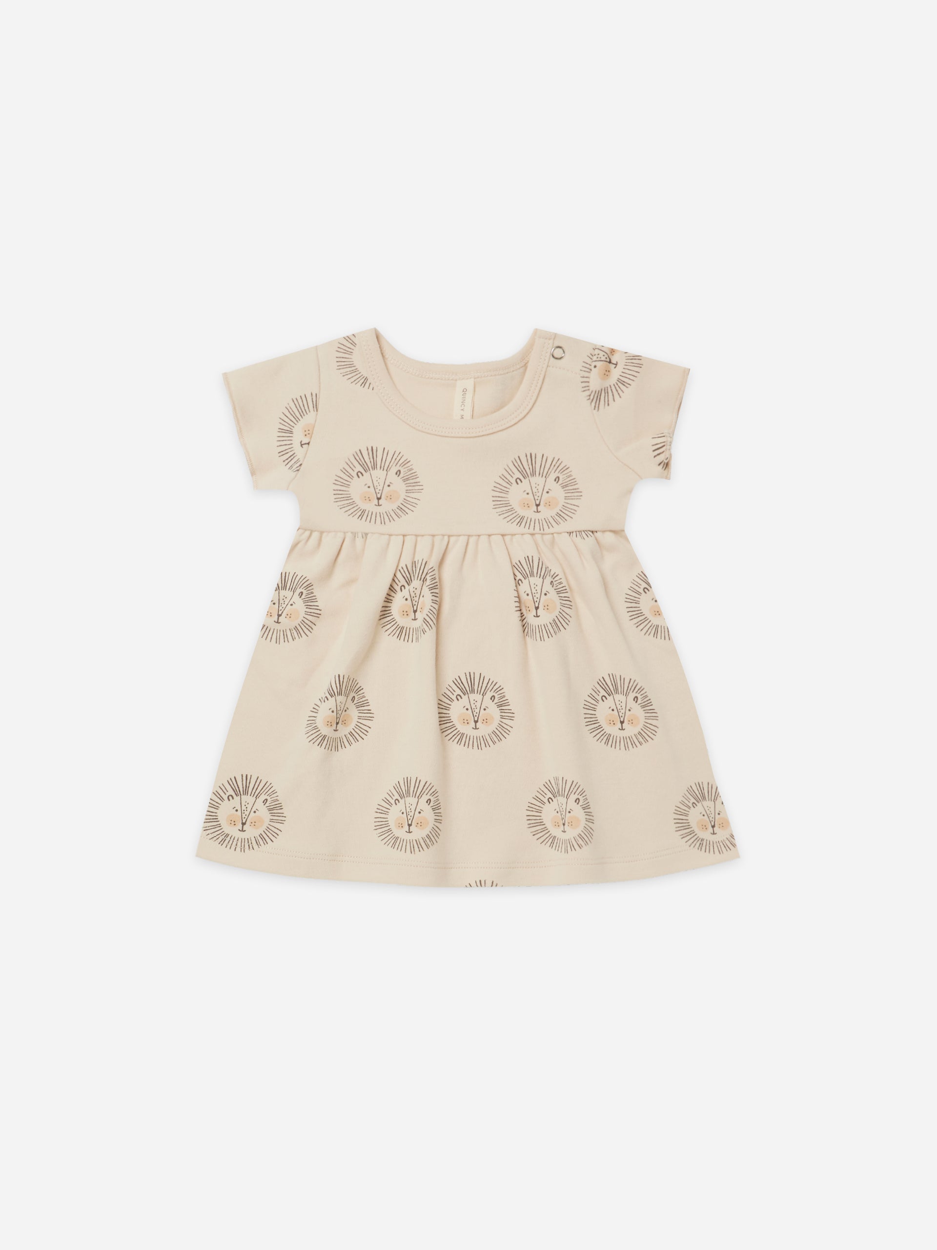 Quincy Mae Lions Short Sleeve Baby Dress