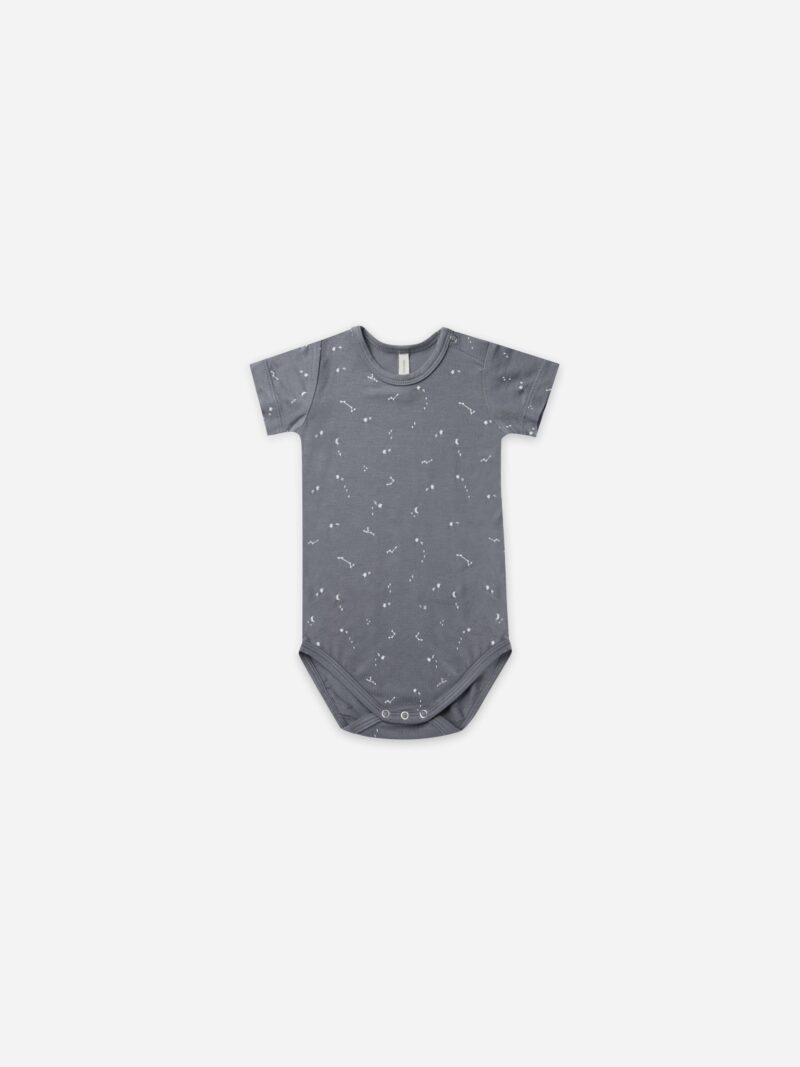 Quincy Mae Washed Indigo Bamboo Bodysuit