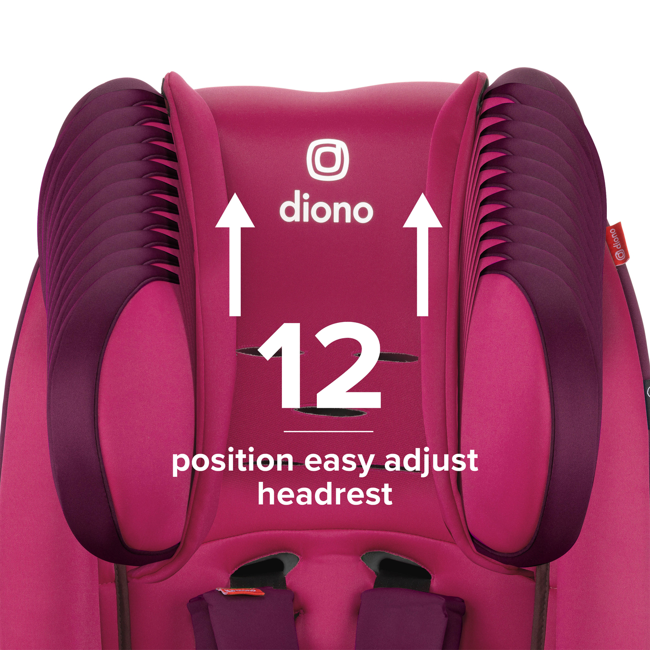 Diono 2-in-1 Head Support - Cuddle Soft - Pink