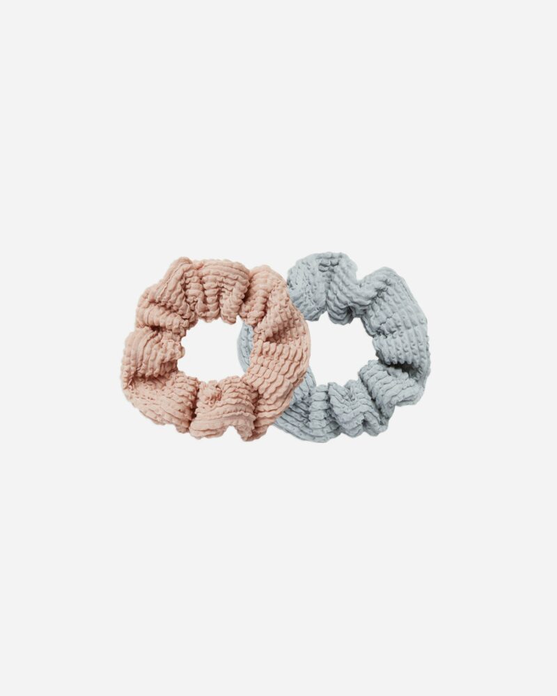 Rylee + Cru Swim Scrunchie in Light Blue