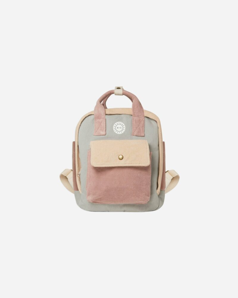 Rylee + Cru Terry Colorblock Mini Backpack